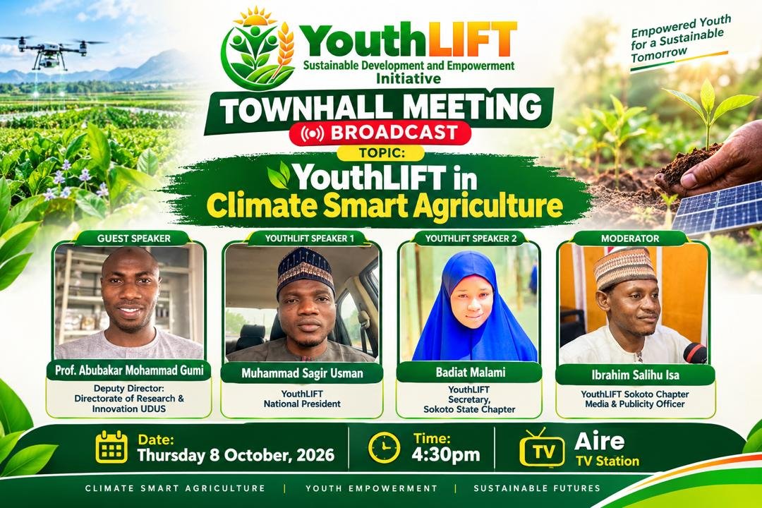YouthLIFT Townhall Meeting Broadcast: YouthLIFT in Climate Smart Agriculture